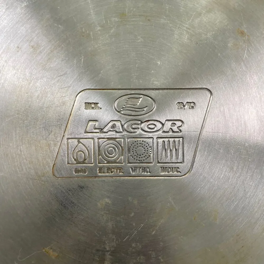 Lacor Stainless Steel Cooking Pots 2 Piece Set 18/10